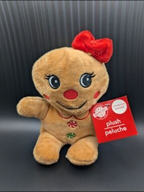 Cinnamon-Scented Gingerbread Plush Toy - Brown